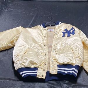 Gold and Blue Varsity Jacket